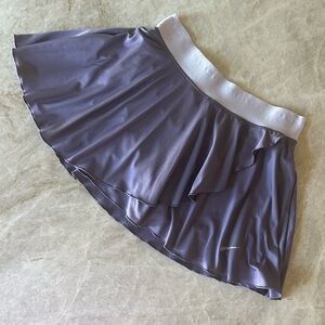 NIKE Plum Pickleball Skirt - Tennis Skirt - Dri-Fit Fabric- Flouncy Hem Detail